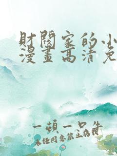 财阀家的小儿子漫画高清免费