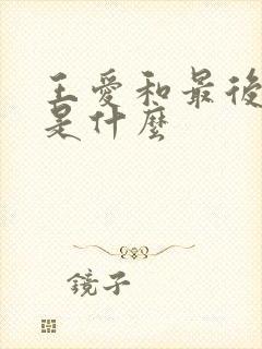 王爱和最后结局是什么