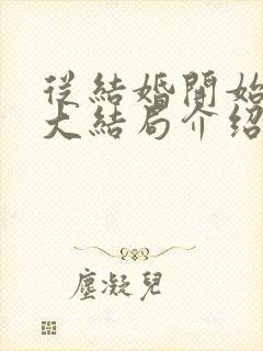 从结婚开始恋爱大结局介绍