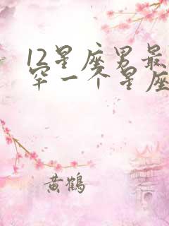 12星座男最稀罕一个星座女