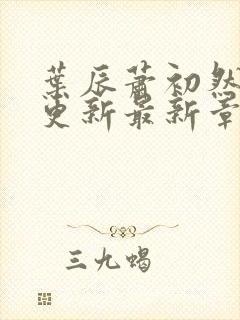 叶辰萧初然刚刚更新最新章节免费