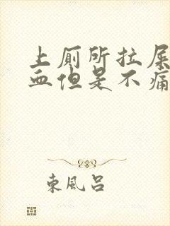 上厕所拉屎拉出血但是不痛