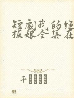 短剧我的绝美老板娘全集在线观看