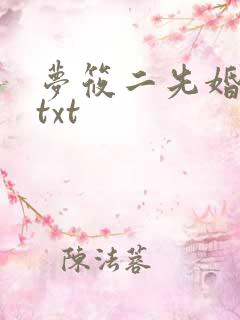 梦筱二先婚后爱txt