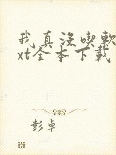 我真没吃软饭txt全本下载