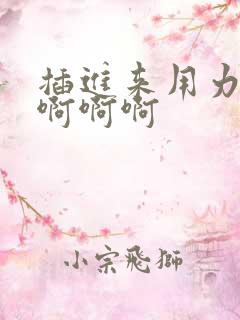 插进来用力好爽啊啊啊