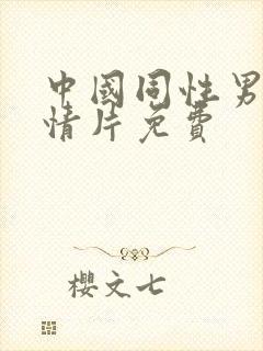 中国同性男男激情片免费