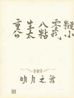 重生八零糙汉老公太粘我小说无弹窗