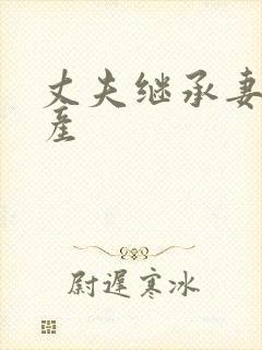 丈夫继承妻子遗产