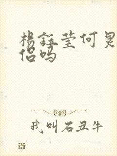 杨钰莹何炅是情侣吗