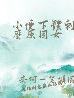 小便下体刺痛什么原因女