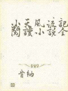 小天风流记免费阅读小说全文