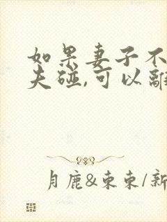 如果妻子不让丈夫碰,可以离婚吗