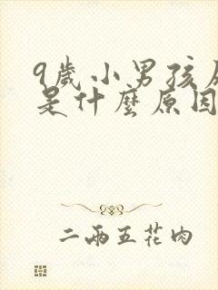 9岁小男孩尿床是什么原因