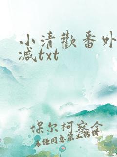 小清欢番外未删减txt