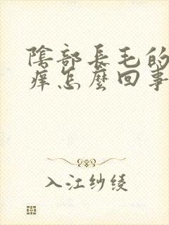 阴部长毛的地方痒怎么回事女