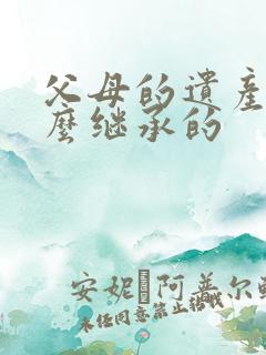 父母的遗产是怎么继承的