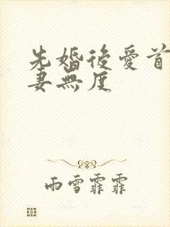 先婚后爱首长宠妻无度