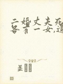 二婚丈夫死亡,各有一女,遗产继承