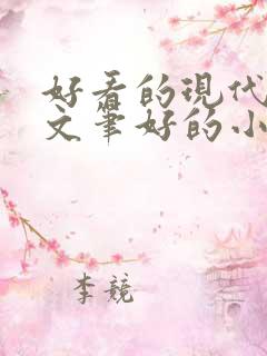 好看的现代言情文笔好的小说