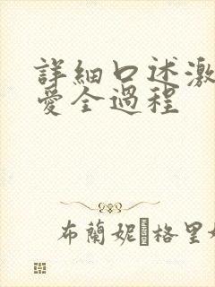 详细口述激情爱爱全过程