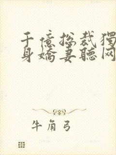 千亿总裁独宠替身娇妻听网站