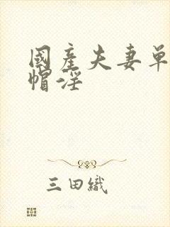 国产夫妻单男绿帽淫