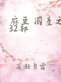 麻豆 国产之光32部