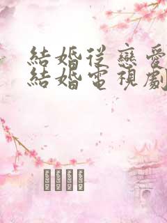 结婚从恋爱开始结婚电视剧免费观看