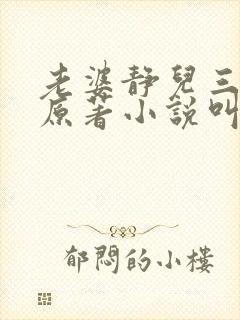 老婆静儿三部曲原著小说叫什么