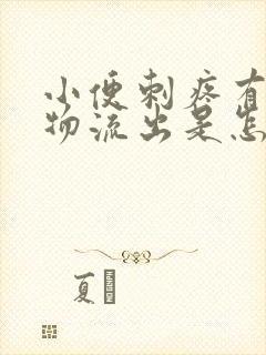 小便刺疼有分泌物流出是怎么回事