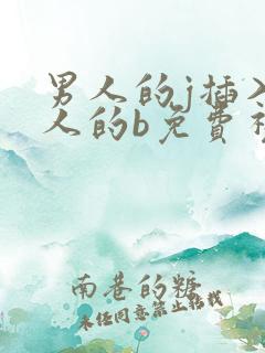 男人的j插入女人的b免费视频