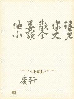 他喜欢你很久了小说全文免费阅读