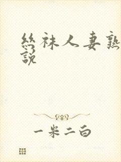 丝袜人妻熟女小说