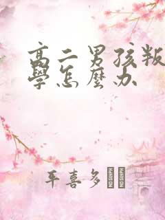 高二男孩叛逆厌学怎么办