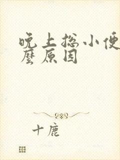 晚上总小便是什么原因