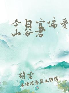 今日宜偏爱小说山谷君