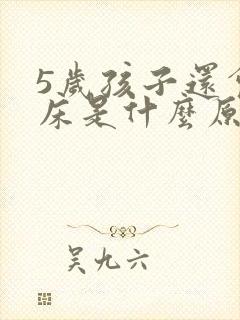 5岁孩子还会尿床是什么原因