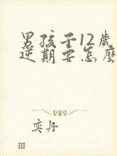 男孩子12岁叛逆期要怎么管教