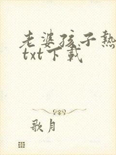 老婆孩子热炕头 txt下载