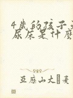 4岁的孩子天天尿床是什么原因