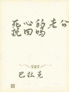 死心的老公还能挽回吗