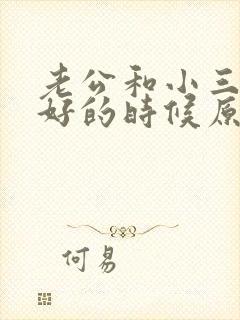 老公和小三感情好的时候原配怎么办