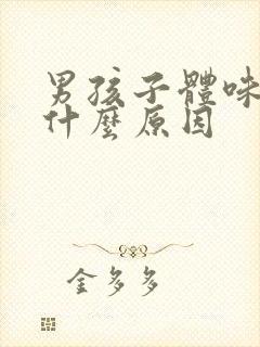 男孩子体味重是什么原因