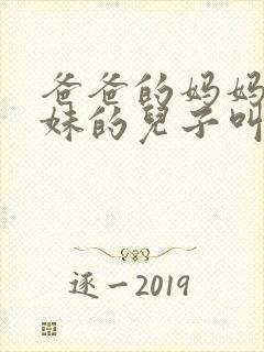 爸爸的妈妈的妹妹的儿子叫什么称呼