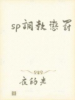 sp调教惩罚