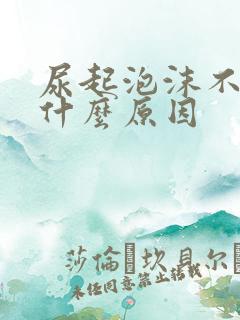 尿起泡沫不散是什么原因