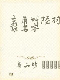 主角叫陆羽的小说名字