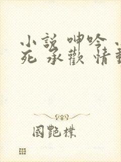 小说 呻吟 小死 承欢 情动