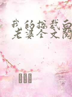 我的总裁白富美老婆全文阅读无删减